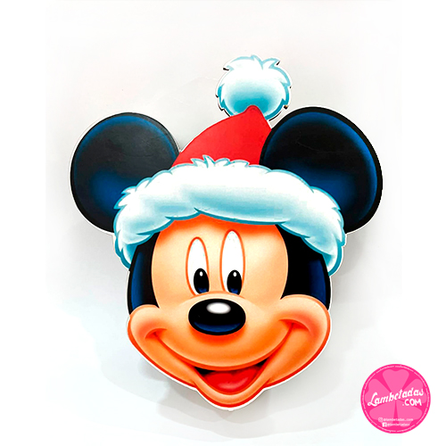 Caja 3D Mickey Navidad | Lambetadas